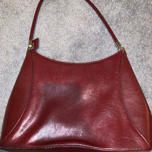 Vintage Handbags - - Vintage Tote - Red Brick Color
